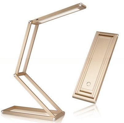 Reading Room Folding LED Sensor Desk Lamp with Rechargeable Battery and Foldable Design