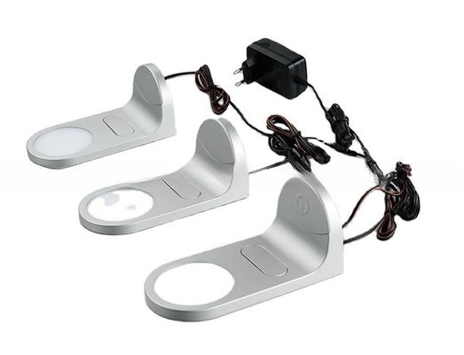 Aluminum ABS PC DC12V Surface Mounted Touch Switch LED Under Cabinet Light for Kitchen